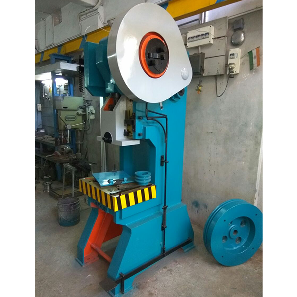 C Type Power Press Machine - 10 Ton, 400 X 250 Mm Bed, 1 Hp Motor | Metal, Blue, 540 Kg Weight, Industrial Usage, 3-year Warranty