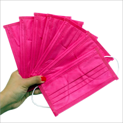 पिंक फेस मास्क