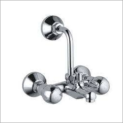 Wall Mixer - Stainless Steel, Standard Size | Bath Hardware Set with Standard Connection and Unique Shape