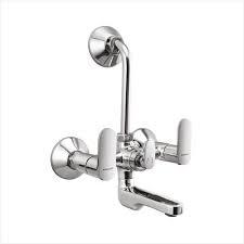 Wall Mixer - Stainless Steel, Standard Size | Bath Hardware Set With Standard Connection And Unique Shape