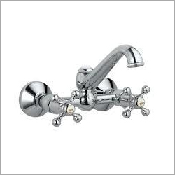 Sink Mixer - Stainless Steel, Standard Size | Bath Hardware Set with Standard Connection and Unique Shape