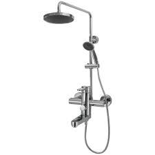 Single Lever Wall Mixer With Shower - Stainless Steel, Standard Size | Luxurious Design, Advanced Technology, Elegant Finish