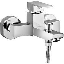 Single Lever Wall Mixer With Shower - Stainless Steel, Standard Size | Luxurious Design, Advanced Technology, Elegant Finish