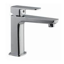 Single Lever Basin Mixer - Stainless Steel , Standard Size , Bath Hardware Set