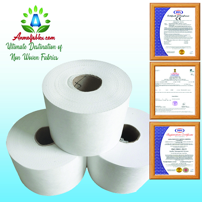 5ply Kn95 Face Mask - Melt Blown Non Woven Fabric, Custom Size, White Color | Light Weight, Tear-resistant, Bfe 99.9%, Anti-static, Washable