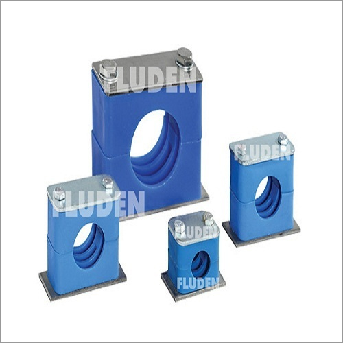 Pipe Clamp - MS & Aluminum, 6 to 168 mm, Blue | Durable, Vibration Resistant, Easy to Install