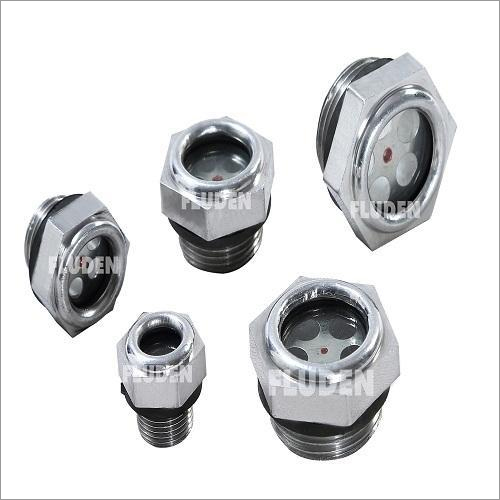 Aluminum Knob Type Oil Level Indicator - Aluminum Body, Visibility Range 19mm to 45mm, Max Working Temperature 110°C, User-Friendly Design