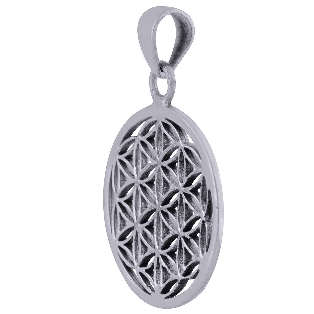 Authentic Jali Cut Work Pendant - 925 Sterling Silver, 36mm X 24mm, 4 Grams Weight