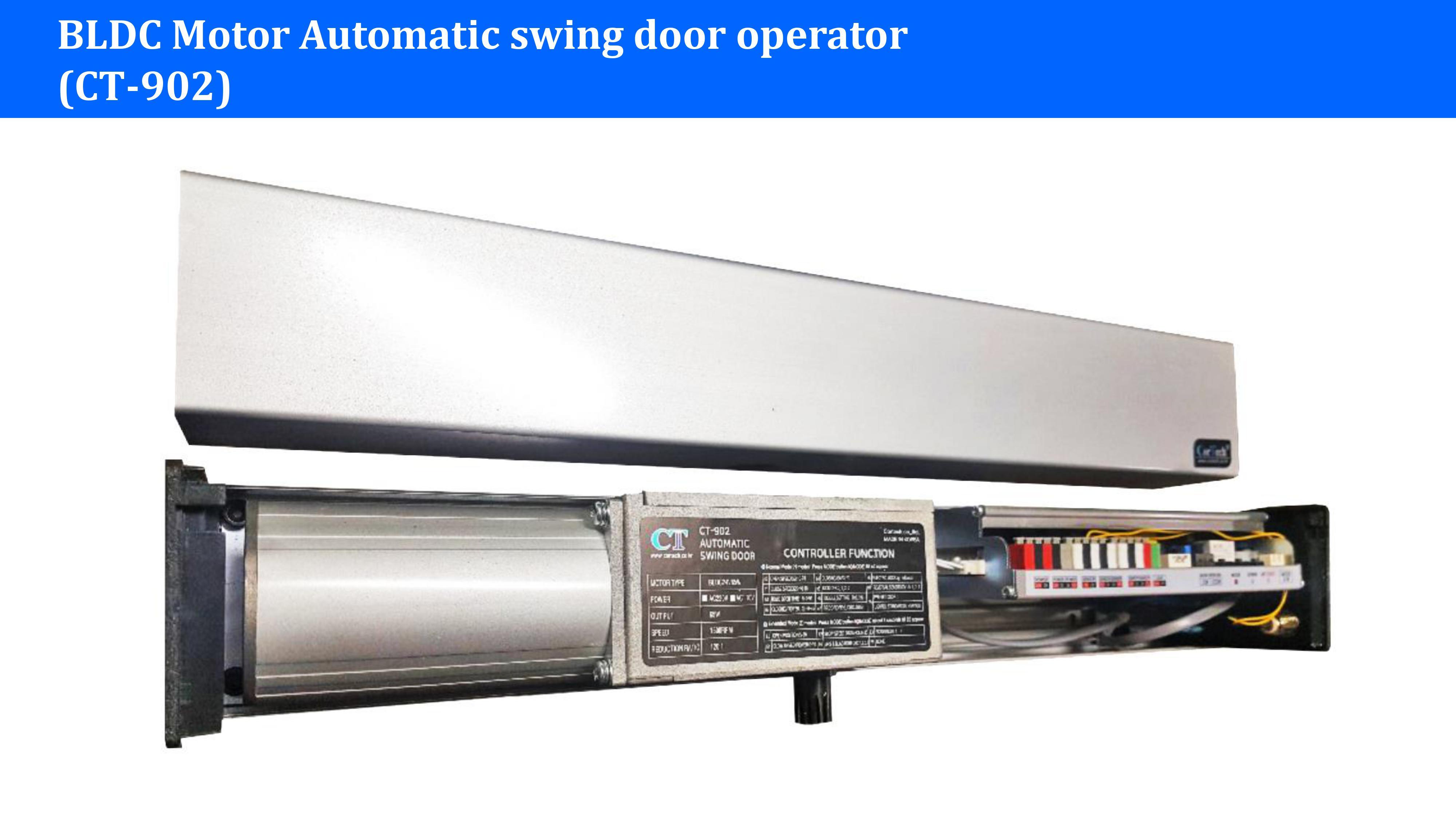 Automatic Swing Door Operator - 24v 65w Bldc Motor, 32bit Controller With Self-diagnosis Function | Designed For Safety First, Supports Door Weight Up To 100kg