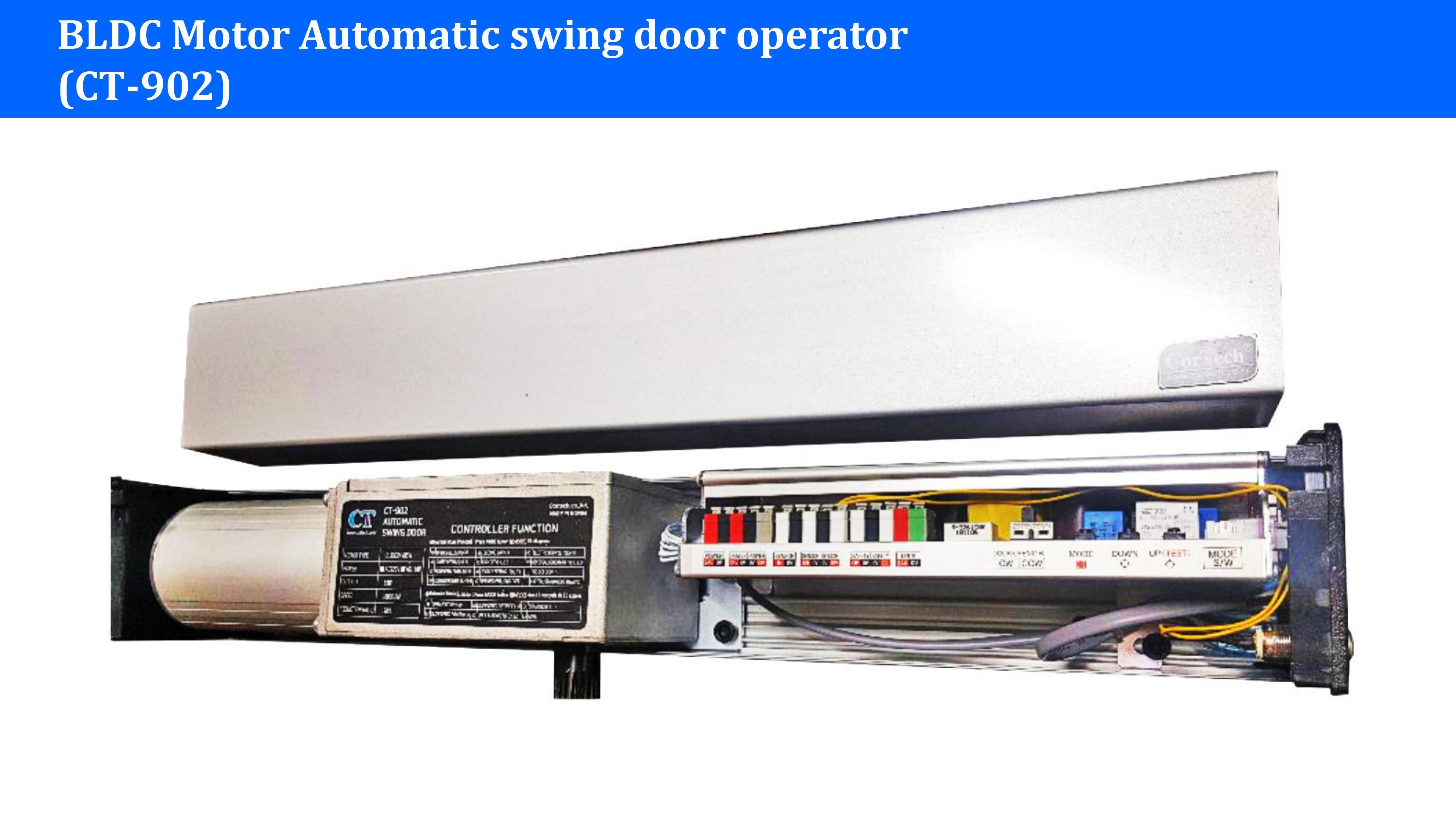 Automatic Swing Door Operator - 24v 65w Bldc Motor, 32bit Controller With Self-diagnosis Function | Designed For Safety First, Supports Door Weight Up To 100kg
