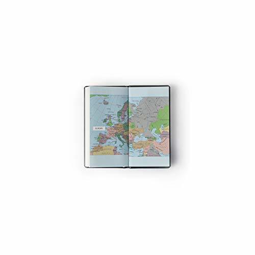 Comma Weave Pocket Diary 2022 - Small Size - (Black And Red) Sewing Binding
