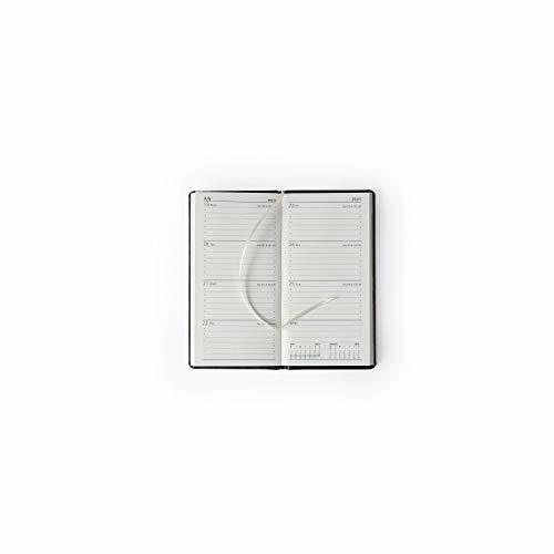 Comma Weave Pocket Diary 2022 - Small Size - (Black And Red) Sewing Binding