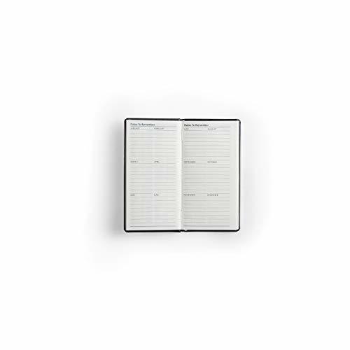 Comma Weave Pocket Diary 2022 - Small Size - (Black And Red) Sewing Binding