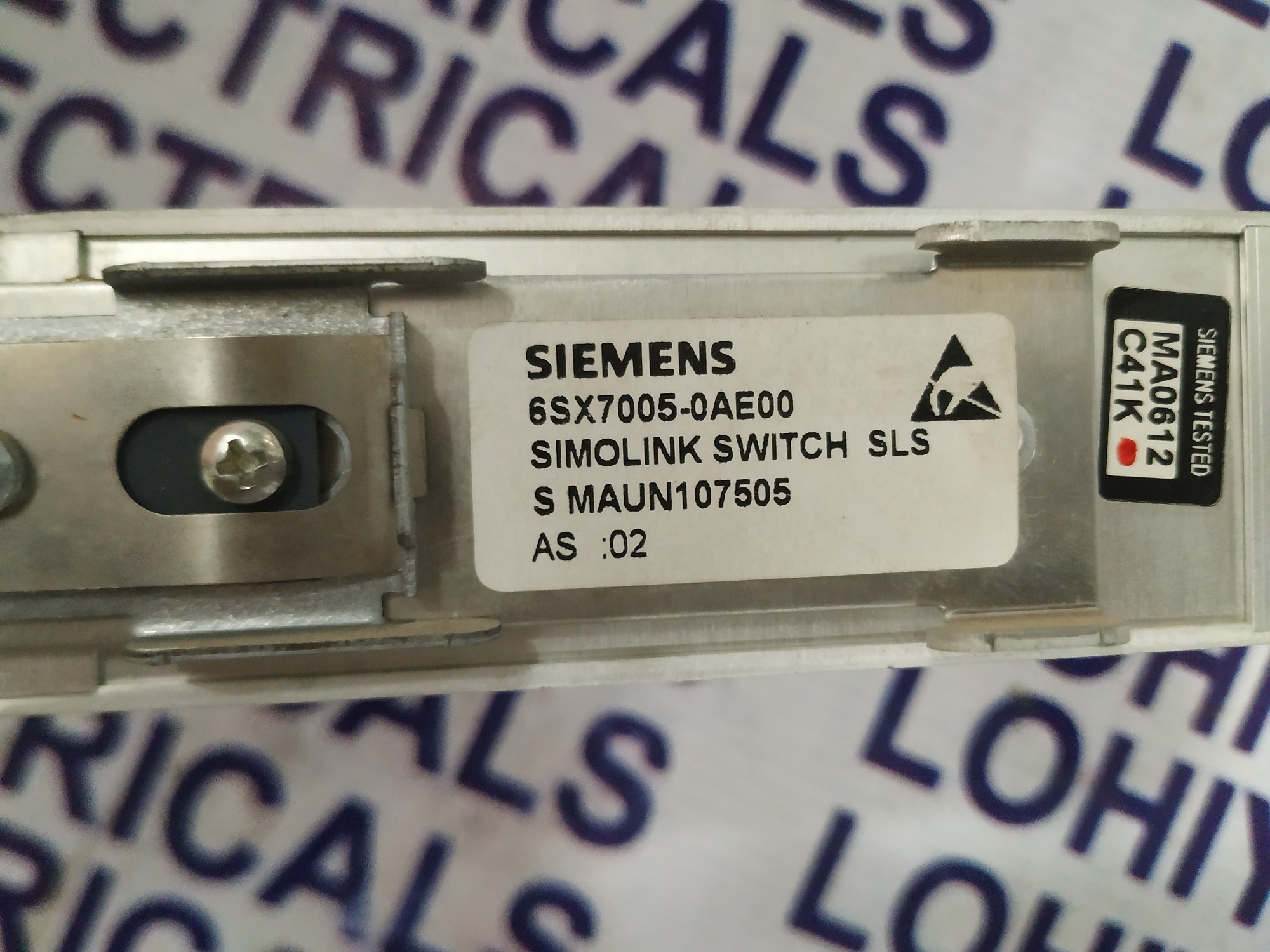 Siemens Simovert Masterdrive 6sx7005-0a-e00