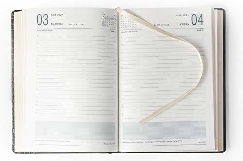 Comma Weave New Year Diary 2022 - A5 Size - (Black) Sewing Binding