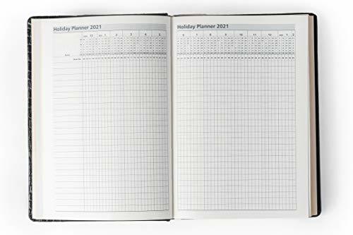 Comma Weave New Year Diary 2022 - A5 Size - (Black) Sewing Binding