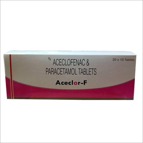 Aceclofenac and Paracetamol Tablets - Aceclofenac 100mg, Paracetamol 325mg | Pain Relief for Musculoskeletal, Headache, and Inflammatory Conditions
