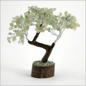 मॉडर्न ग्रीन एवेंट्यूरिन गुड लक स्टोन ट्री