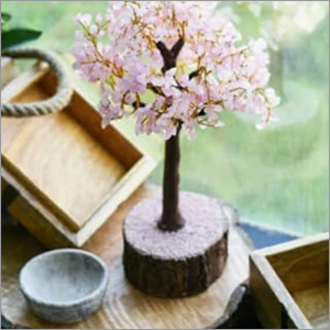 पिंक रोज क्वार्ट्ज क्रिस्टल स्टोन लव ट्री