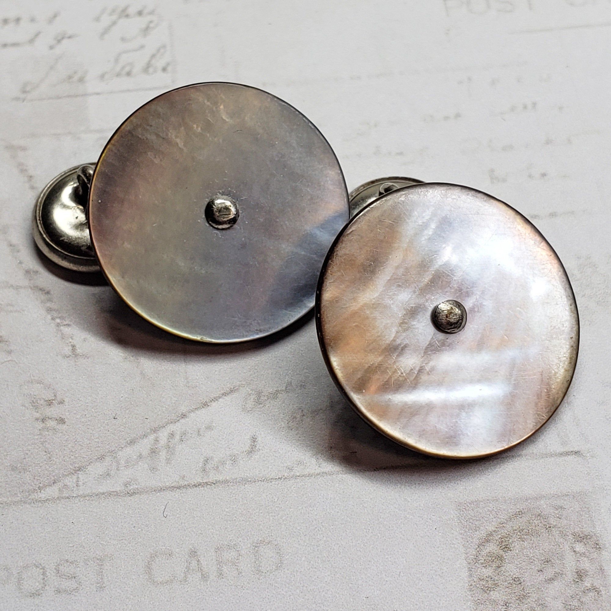 Designer Cufflinks - Color: White Color