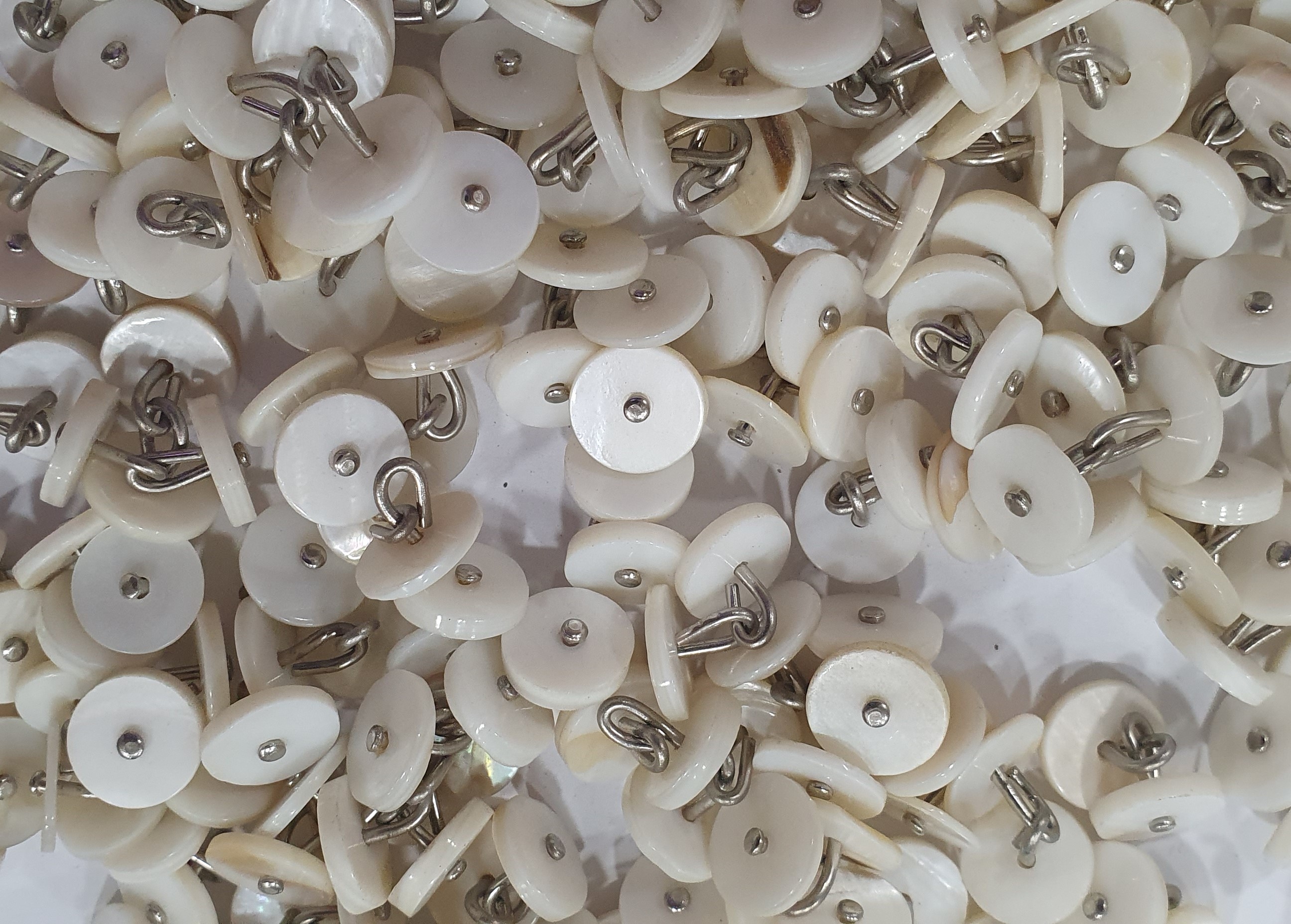 Clothing Buttons - Color: White Color