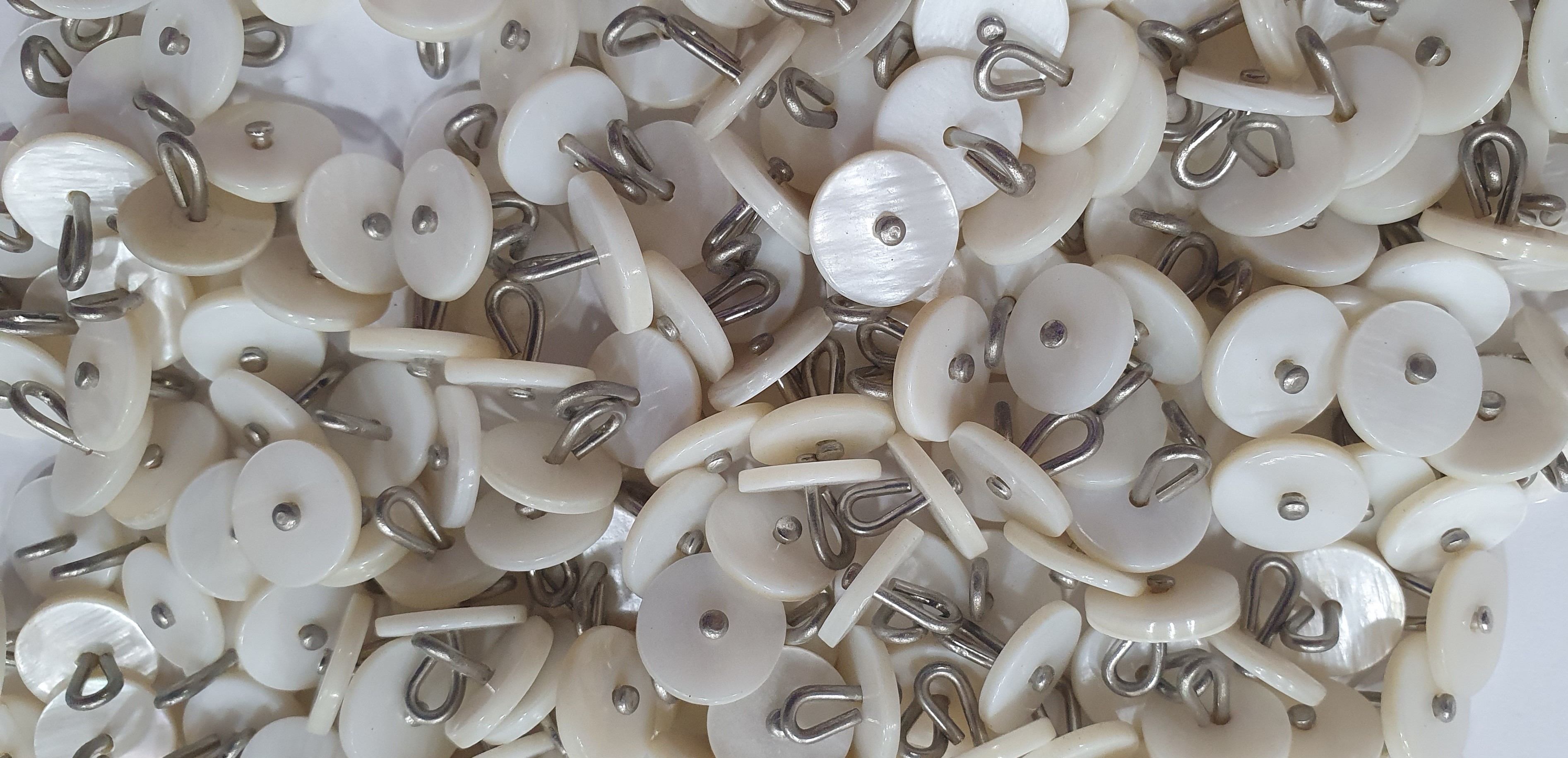 Clothing Buttons - Color: White Color