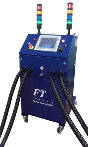 ब्लू रेफ्रिजरेंट चार्जिंग यूनिट