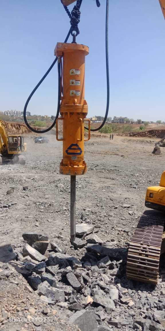 Large Excavator Mounted Hydraulic Rock Splitter 1200 - Body Material: Stainless Steel