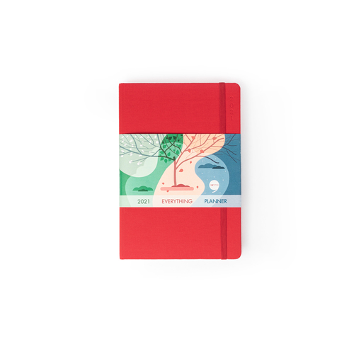 कॉमा एवरीथिंग प्लानर 2022 - A5 साइज़ सिलाई बाइंडिंग