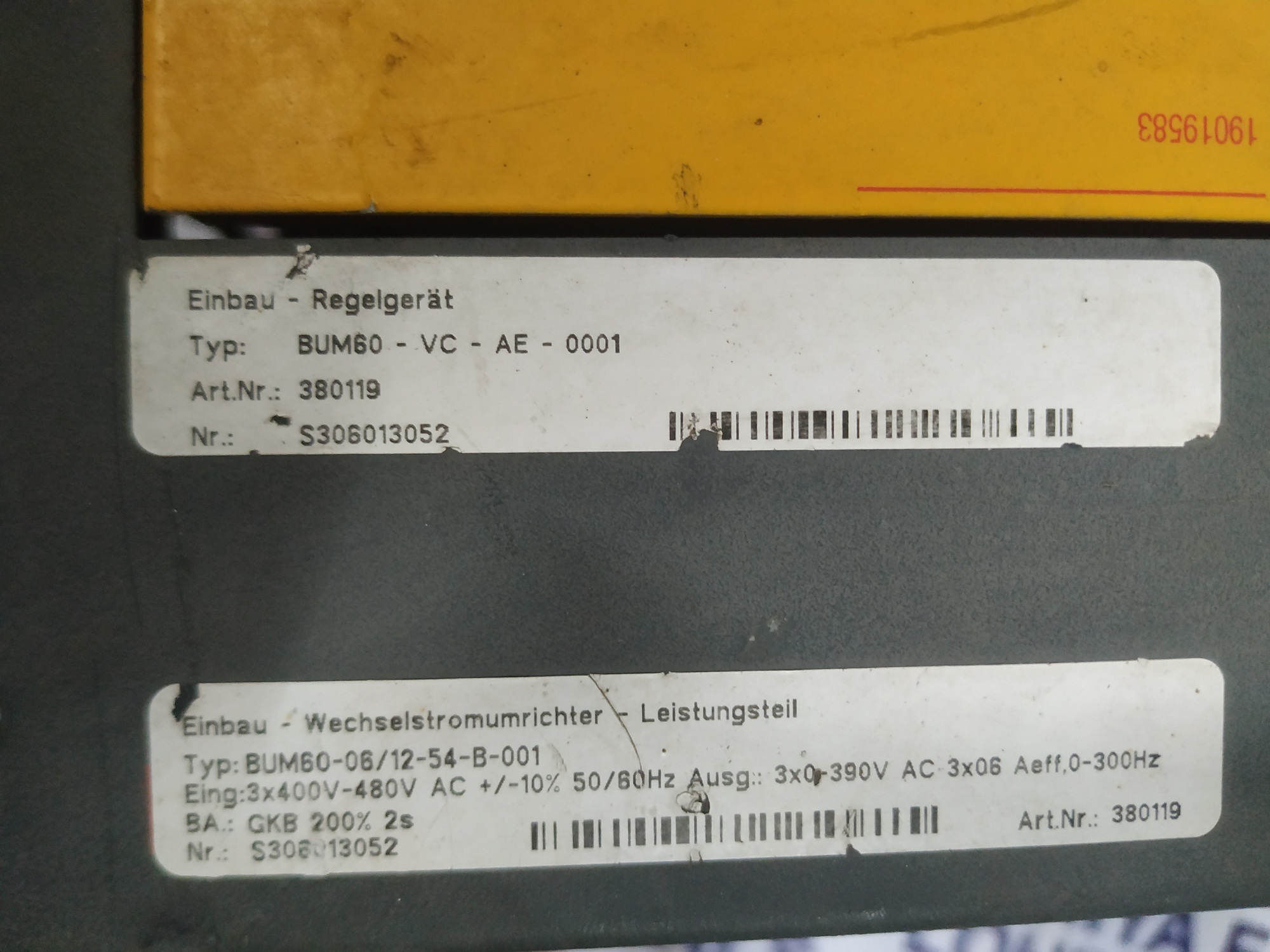 Baumuller Servo Drive Bum60-06/12-54-b-001