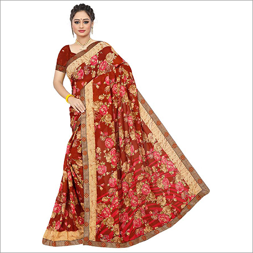 Ladies Designer Printed Sarees - Quality Fabric, Soft Texture | Casual Wear For All Seasons, Stunning Printed Patterns