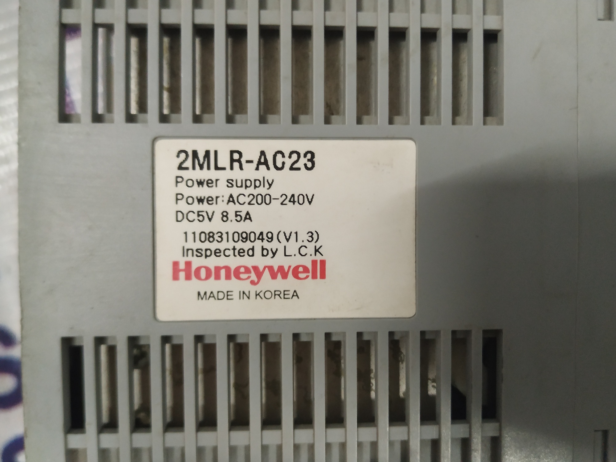 Honeywell Power Supply 2mlr-ac23