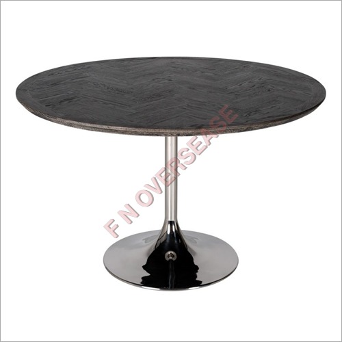 Lyme Outdoor Aluminium Table - 762x914x914 mm | Durable Black Nickel Plated Finish, Lightweight & Easy to Clean, Ideal for Home & Hospitality Use
