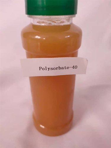 Polysorbate 40 - Liquid Form, 50 KG Bottle | Yellow Color, Water Soluble, Low Viscosity, Detergent and Emulsifier Usage