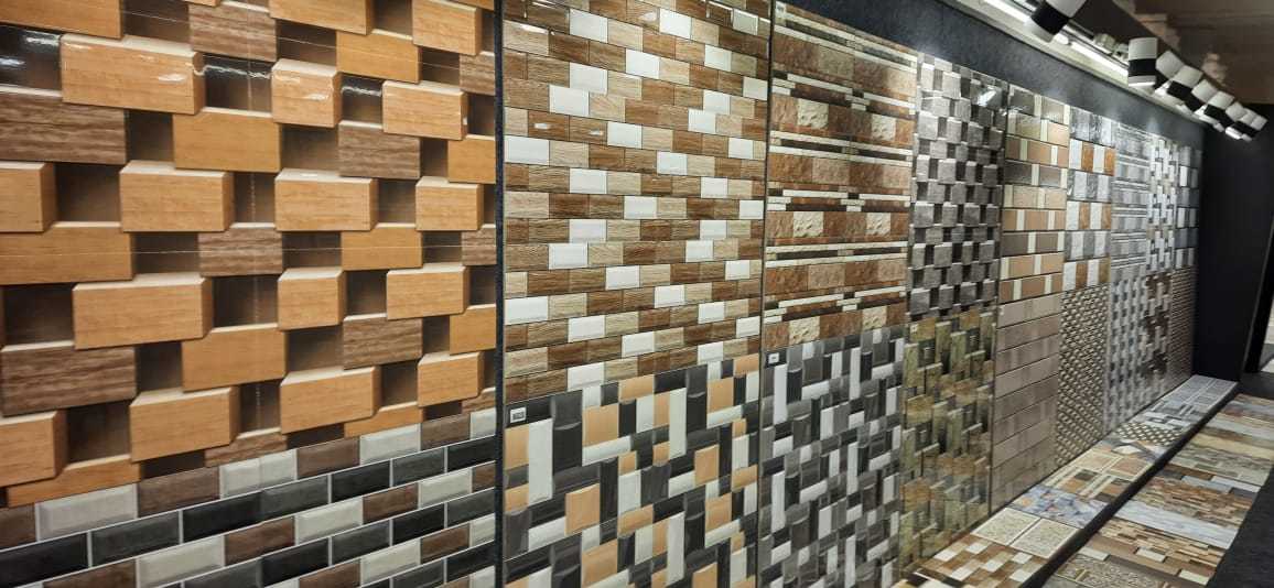 Digital Wall Tiles - Ceramic, 12x18 Inches, All Colors | 5mm Thickness, Ideal For Bathroom & Outdoor Wall Applications