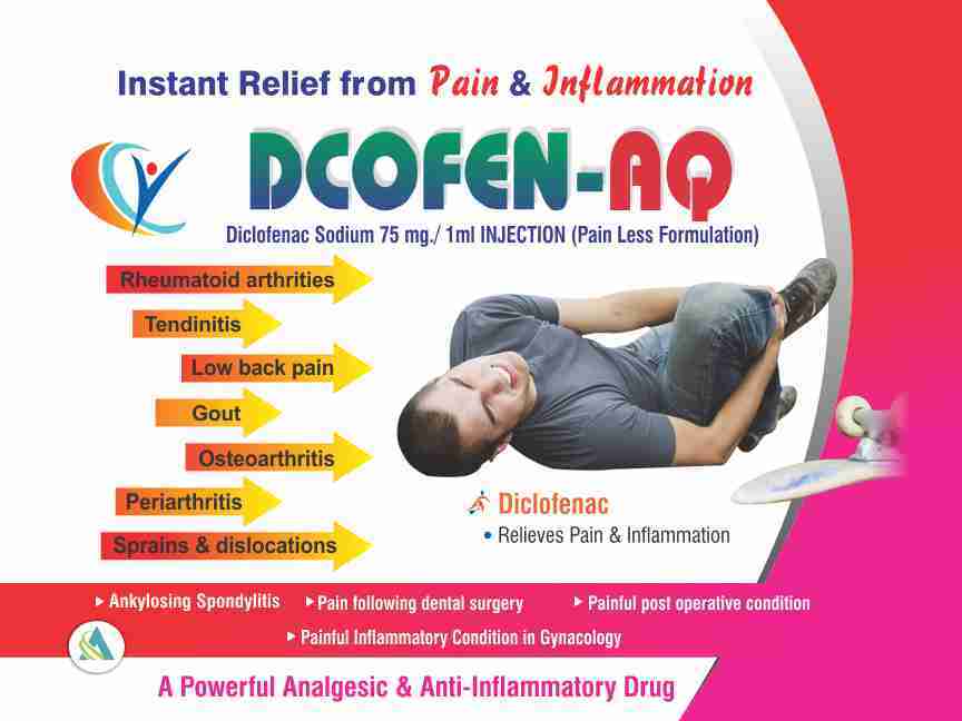 Dcofen Ps Ingredients: Diclofenac Sodium 50mg. + Paracetamol 325mg. + Serratiopeptdase 15mg. (As Enteric Coated 30