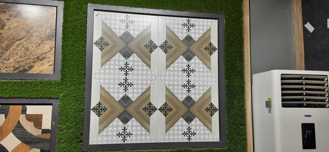 Porcelain Floor Tiles - 600x600mm, 9mm Thickness | All Colors, Pre-grade, Square Shape, Durable Porcelain Material
