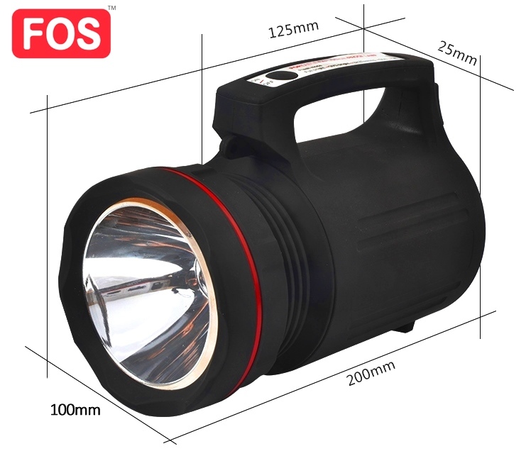 Cool White Fos Led Search Light 15w (Range Up To 1 Kilometer) Model: Foslsrl15wcw