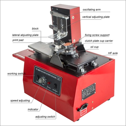 Small Electric Pad Printing Machine