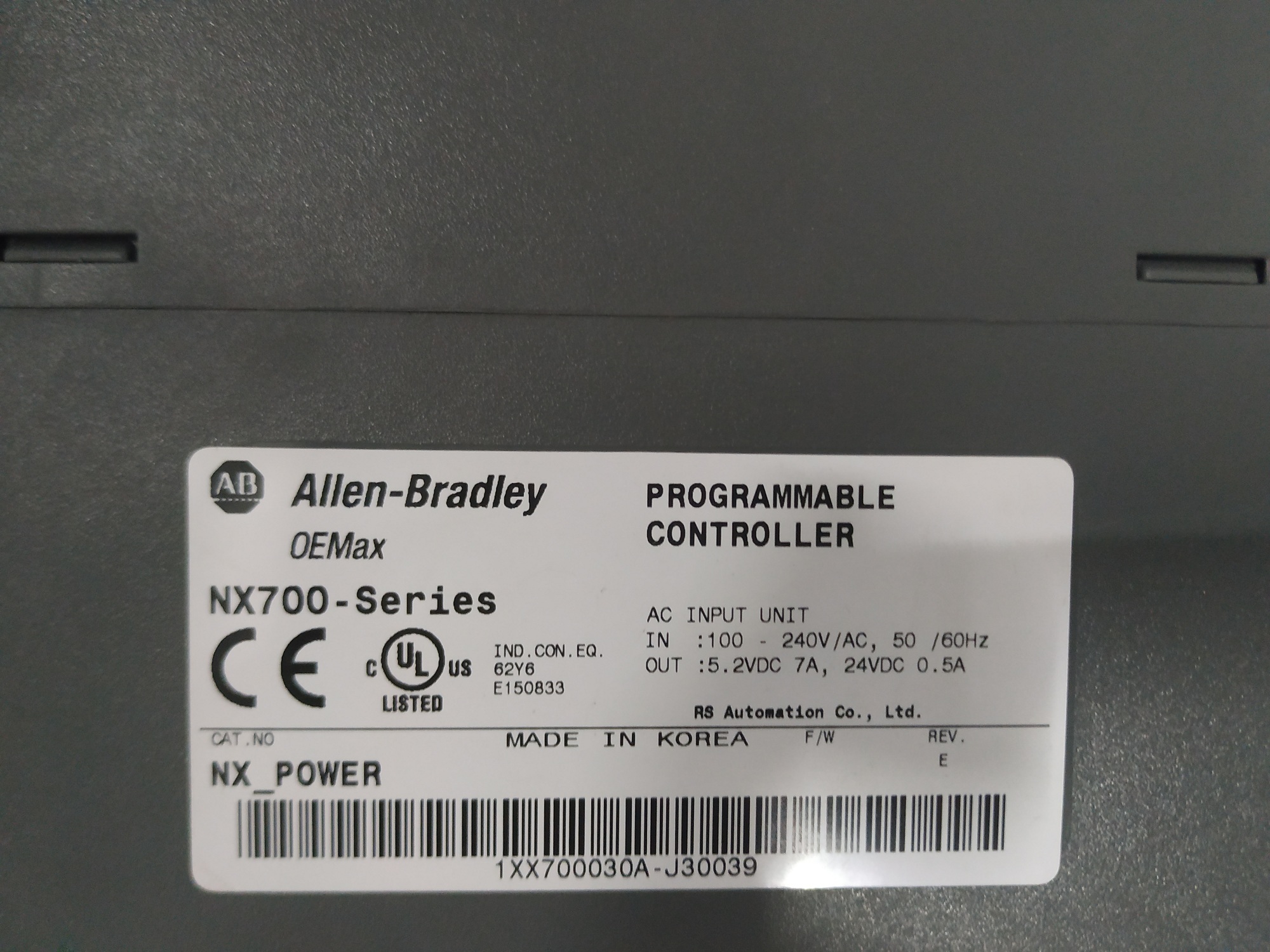 Samsung Nx700 Nx Power Programmable Controller Nx700