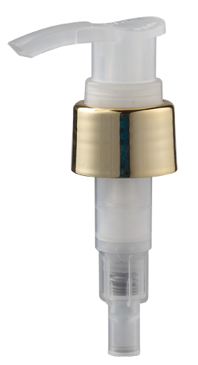 Lotion Pump Sprayer - Plastic Material, 24 And 28 Mm Sizes | Non-spill Design, Golden Lacquer Finish, Custom Order Accepted