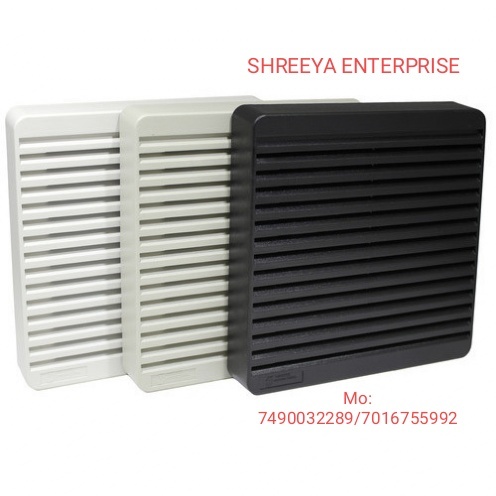 Air Vents - 130x130mm Nylon Plastic | Screw Fit, White & Black, 415V Input for Pharma, Packaging, & Chemical Industries