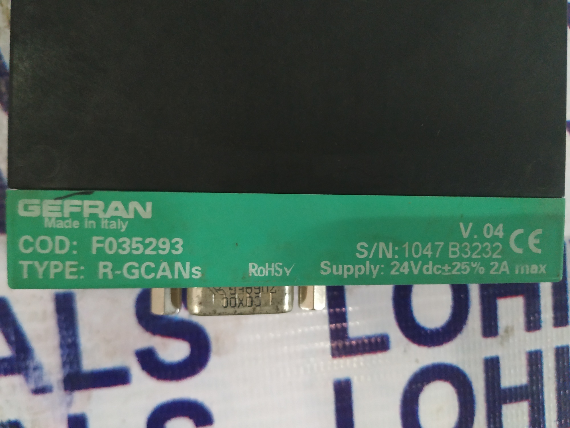 Gefran Canbus Gateway Module R-gcans