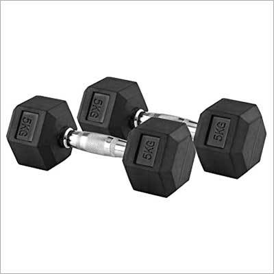 Hexagonal Dumbells - High Strength, Corrosion Resistant Material | Non-adjustable Design, Long Service Life, Ideal For Weight Loss And Fitness
