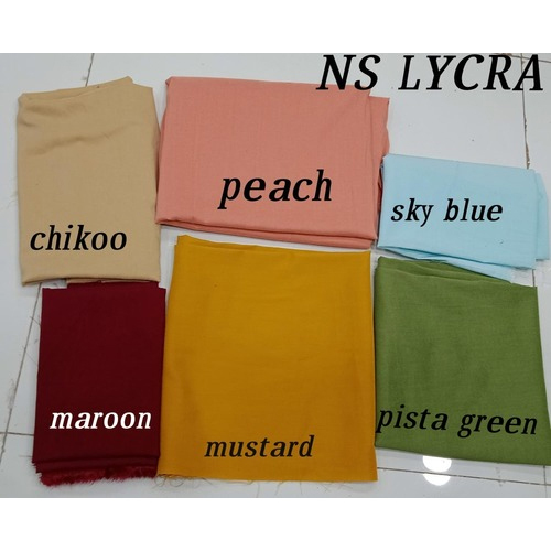 क्विक ड्राई पॉलिएस्टर एनएस लाइक्रा फ़ैब्रिक