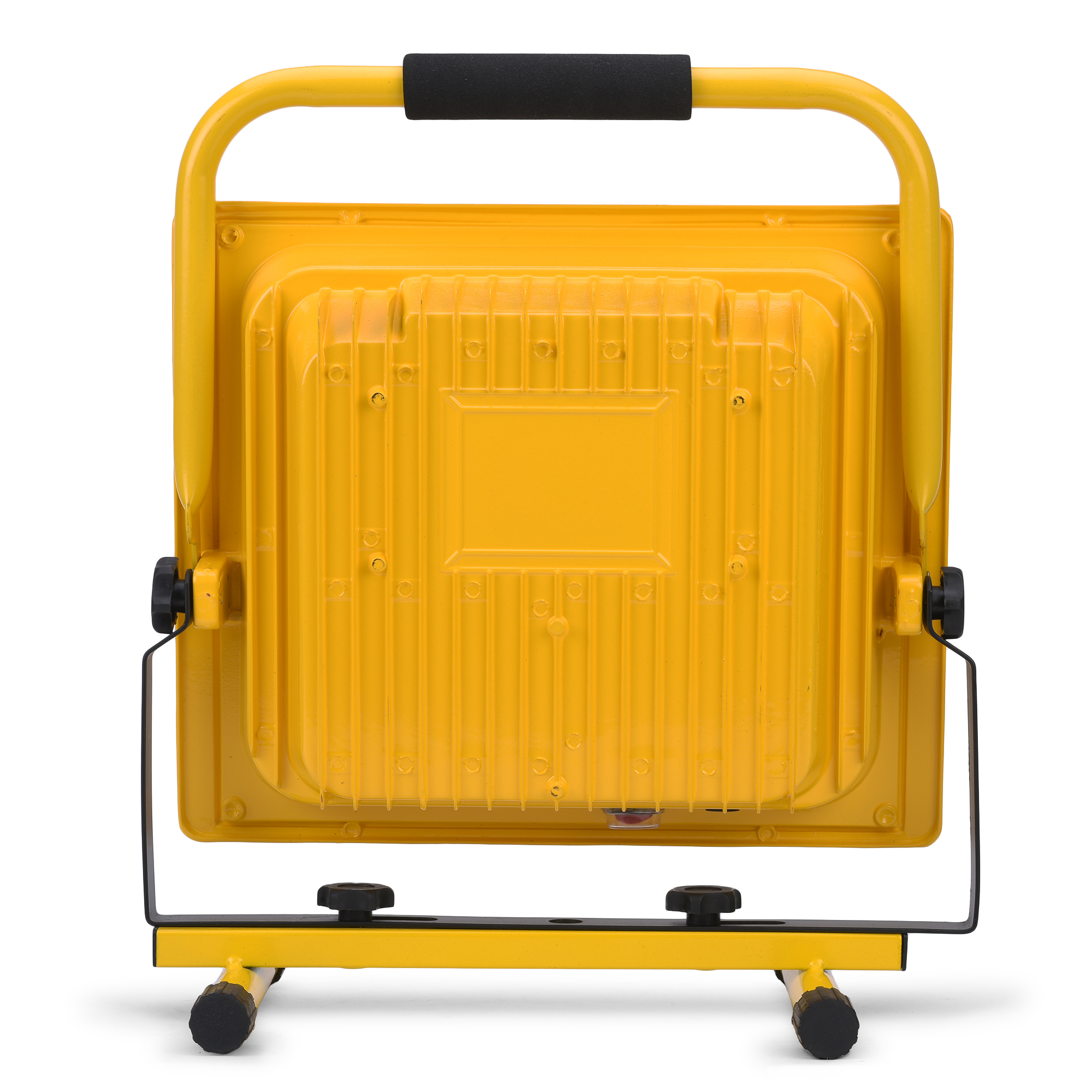 Yellow Realbuy Rechargeable Led Flood Light 100w With 12000mah Lithium Battery And Remote Control Cool White (Ip66 Water-proof)