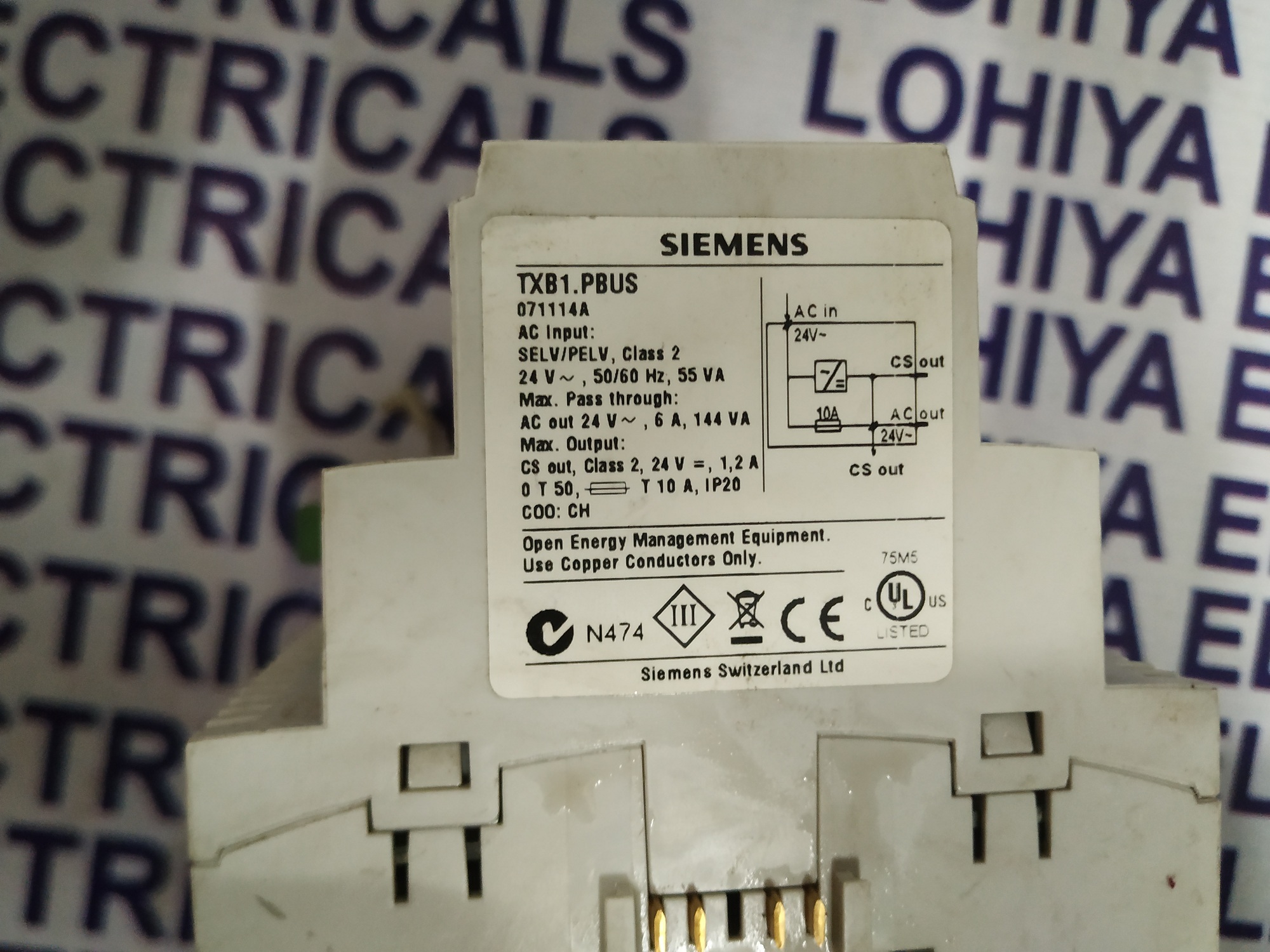 Siemens Interface Module Txb1.pbus
