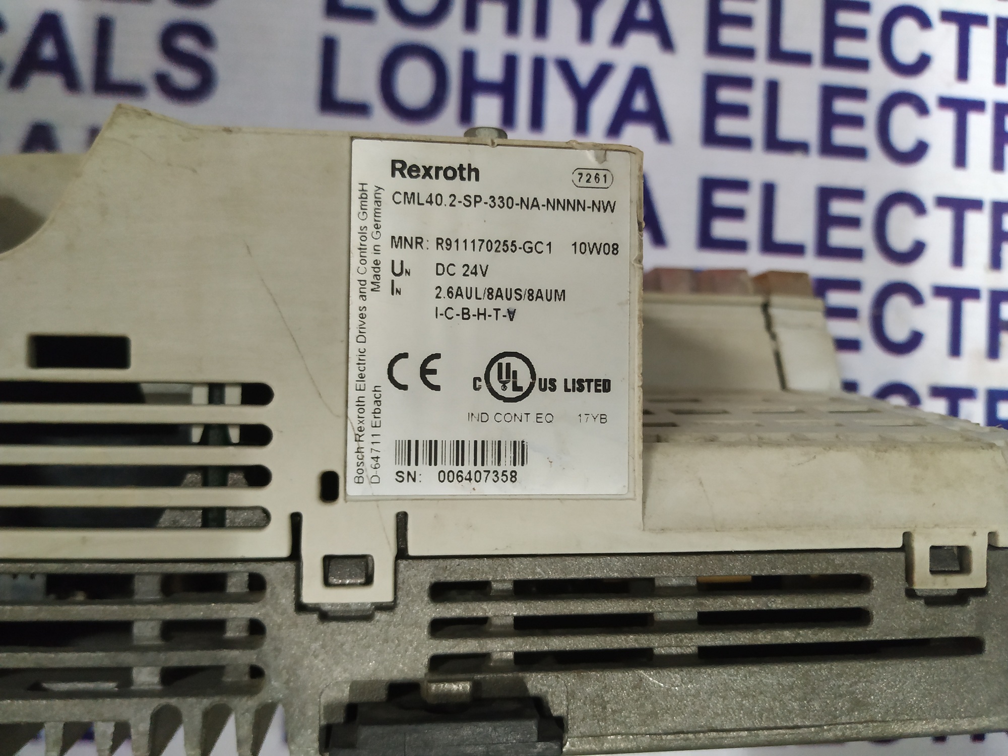 Rexroth Indra Controller Cml40.2-sp-330-na-nnnn-nw