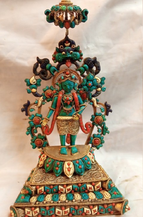 Rectangle Turquoise Green Tara Statue