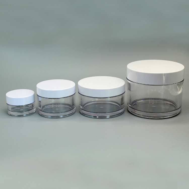 5, 8, 10, 15, 30, 50, 100 And 200 Gms Jars - Petg Acrylic Spherical Cream Bottles, Customized Color, Rigid Abs Material, Versatile Sizes
